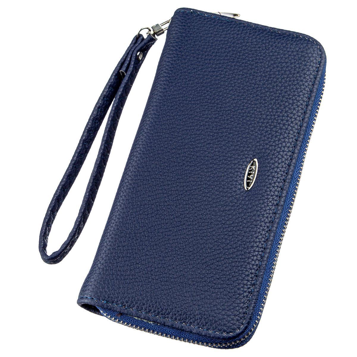 Кошелек женский Kivi-wallet 19013 кожа Синий