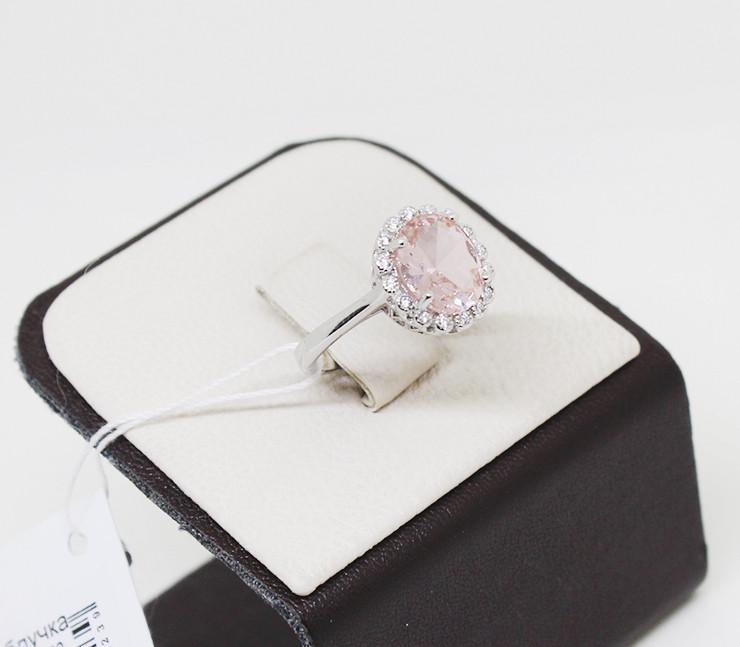 Кольцо серебряное с морганитом р. 17 3,64 г (1242717027) Кольцо серебряное с морганитом р. 17 3,64 г (1242717027)