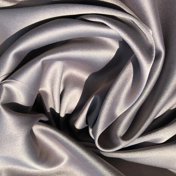 Ткань костюмно-плательная атлас IDEIA Lux 1,5 м Серый беж (2200004252384)