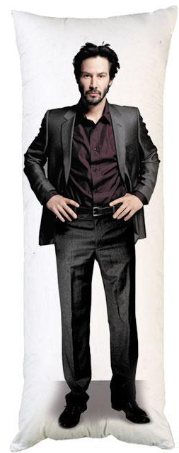 Подушка дакимакура Киану Ривз декоративная ростовая для обнимания 40x120 см (1834005958)