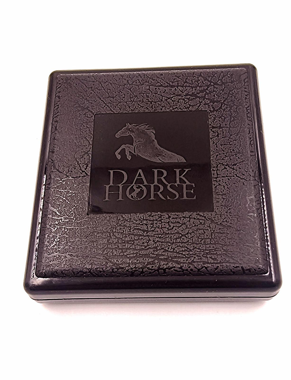 Портсигар Dark Horse пластик на 20 сигарет Бронзовий (11345654) - фото 2