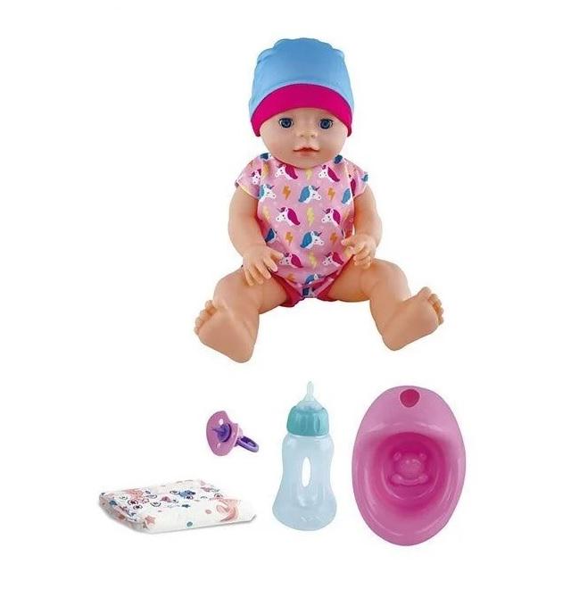 Пупс Yalа Baby пьет из бутылочки ходит на горшок 40 см Pink (142232)