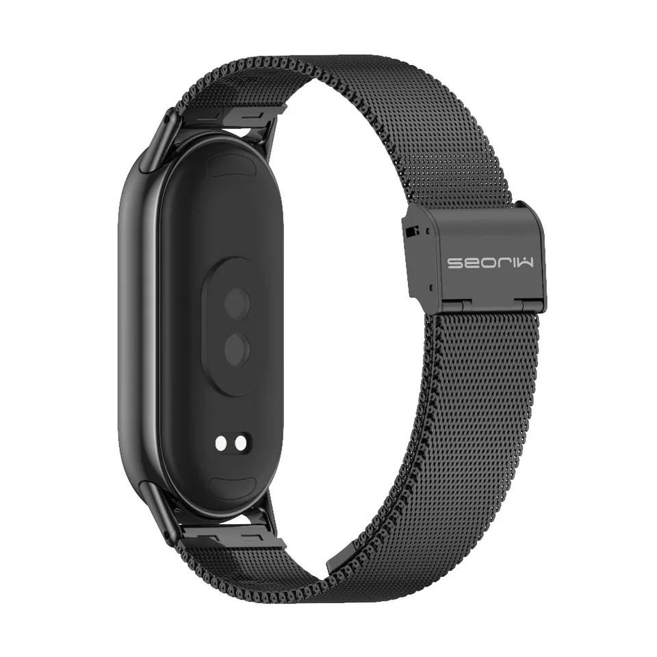 Ремешок для Mijobs для Xiaomi Mi Band 8 и 9 Черный (2218252763) - фото 2 Ремешок для Mijobs для Xiaomi Mi Band 8 и 9 Черный (2218252763) - фото 2