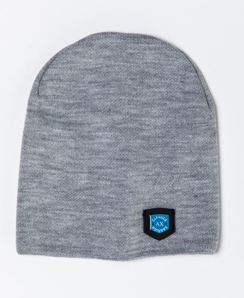 Шапка детская для мальчиков Минимал D792 без подкладки 48-52 см Серый