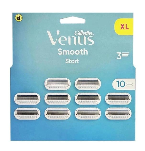 Сменные картриджи для бритья женские Gillette Venus Smooth START 10 шт.