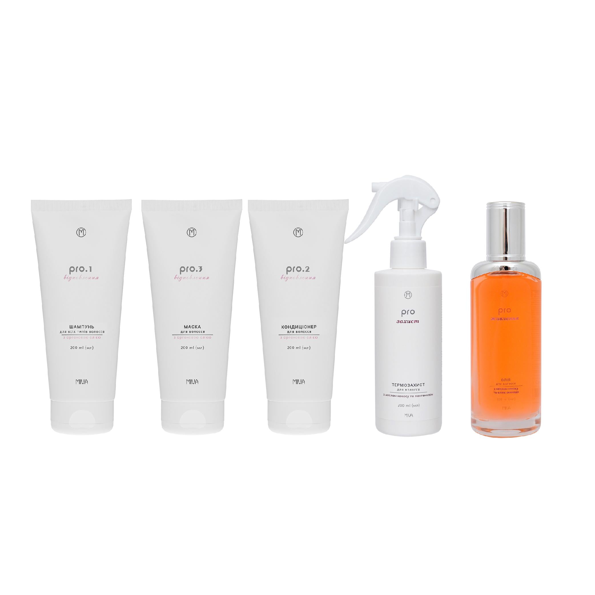 Набір засобів для догляду за волоссям MIVA Хіт 5