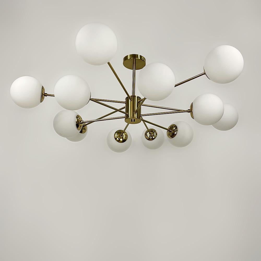 Люстра стельова Right Selection на 12 плафонів (CD 111/12 AB) - фото 2 Люстра стельова Right Selection на 12 плафонів (CD 111/12 AB) - фото 2