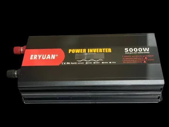 Перетворювач напруги 5000W з 12V в 220V чистий синус Black (784779834) - фото 3 Перетворювач напруги 5000W з 12V в 220V чистий синус Black (784779834) - фото 3