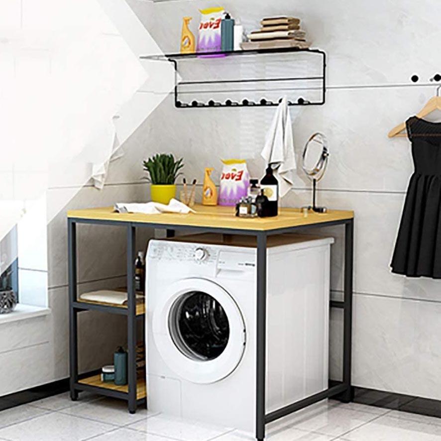 Стеллаж над стиральной машиной из дерева Кралов левый Венге/Ваниль (ССМ-20051202)