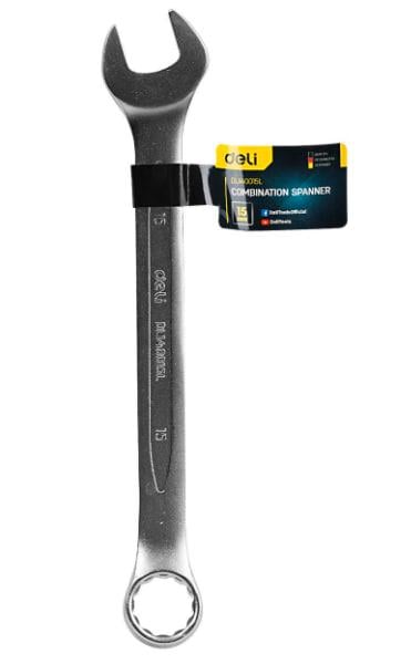 Ключ гаечный комбинированный Deli Tools DL140015L 15 мм (27206890)