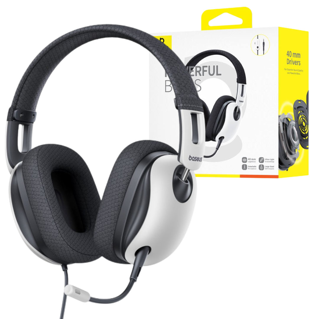 Навушники геймерські BASEUS з мікрофоном повнорозмірні дротові 3,5 мм (GoPlay)