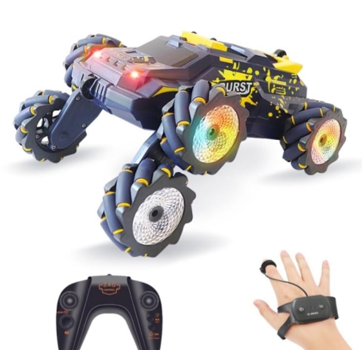 Игрушка автомобиль для трюков Happy Home Burst Berserk Stunt Car JC03PRO с шестью колесами на пульте управления Игрушка автомобиль для трюков Happy Home Burst Berserk Stunt Car JC03PRO с шестью колесами на пульте управления