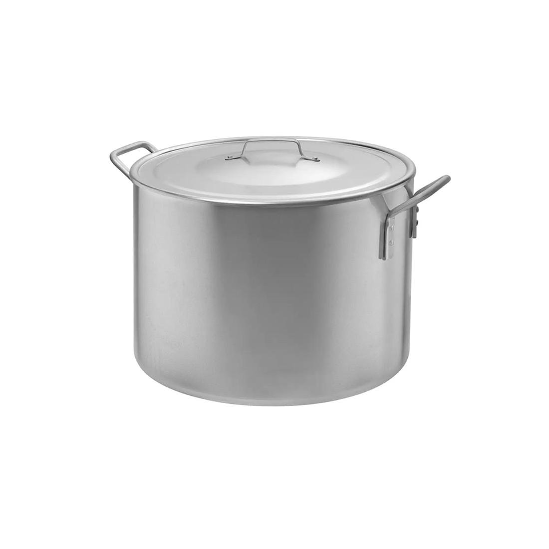 Кастрюля с крышкой Interos алюминиевая 30 л 38 см - фото 3 Кастрюля с крышкой Interos алюминиевая 30 л 38 см - фото 3