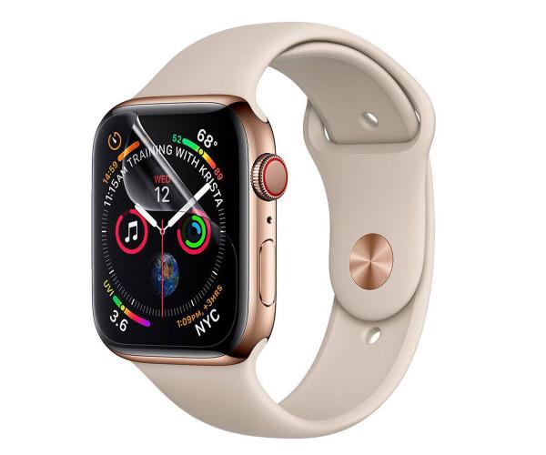 Пленка противоударная гидрогелевая Hydrogel Film для Apple Watch Series 5 44 мм 3 шт. Transparent