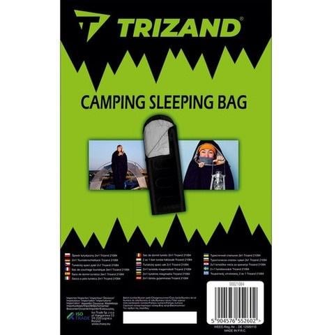 Спальний мішок з капюшоном водонепроникний Чорний - фото 18