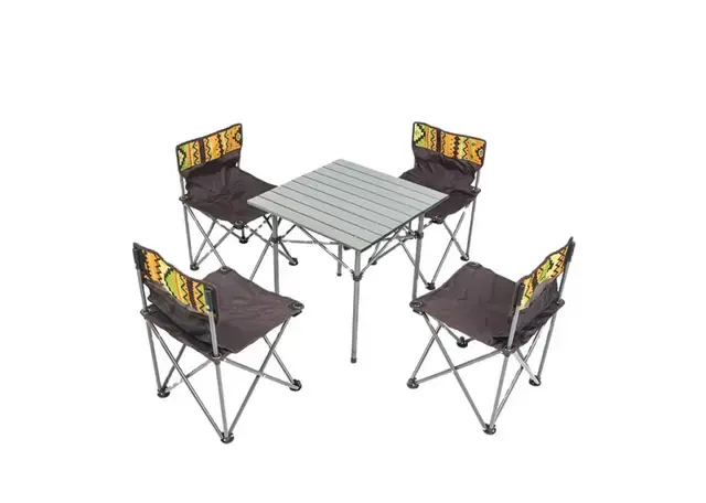 Туристичний набір для пікніка складаний Павук в сумці стіл та стільці 4 шт. (31767060)