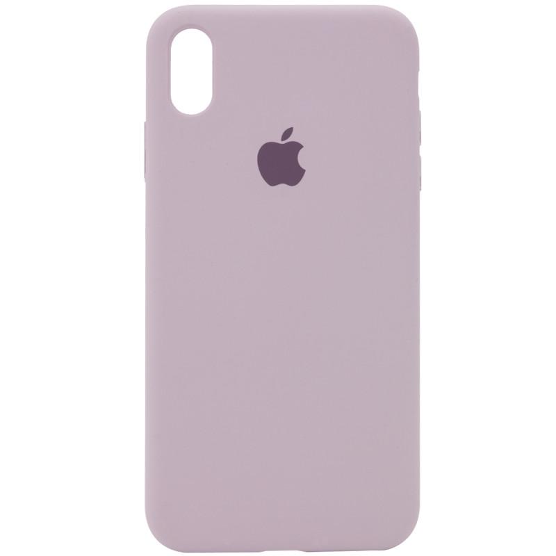 Противоударный чехол Silicone Case Full Protective AA для Apple iPhone XR 6.1" Серый/Lavender
