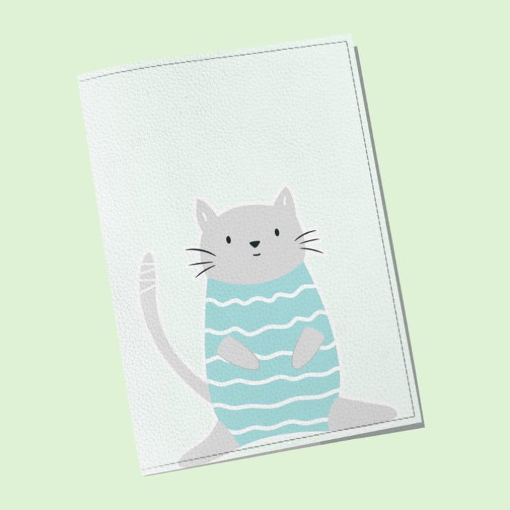 Обложка на паспорт Wall-style The cover Кот 9,6x13,3 см (913078)