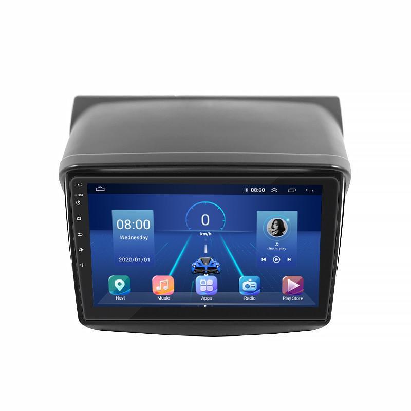 Автомагнитола штатная Lesko для Mitsubishi L200 IV 2006-2014 9" 6/128Gb 4G Wi-Fi GPS Top MOB