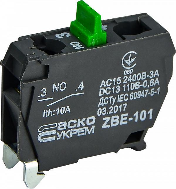 Связаться с нами АСКО-УКРЕМ ZBE-101 НО для кнопочных постов XAL-D (A0140010182)