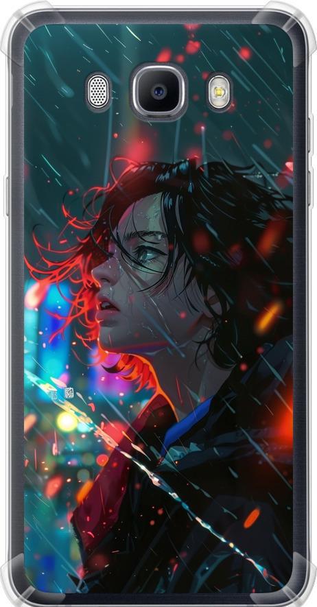 Чехол на Samsung Galaxy J7 (2016) J710F Ночные огни (6096sp-263-42517)