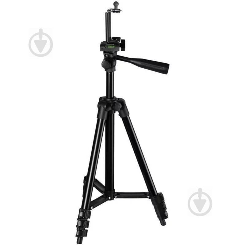 Штатив для фотоаппарата + крепление для телефона OOOPS Tripod 3120 A тренога держатель для камеры Black (1007648-Black-1) Штатив для фотоаппарата + крепление для телефона OOOPS Tripod 3120 A тренога держатель для камеры Black (1007648-Black-1)