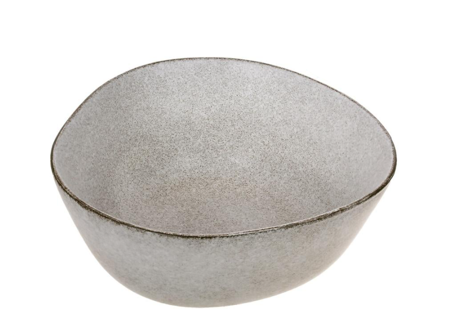 Набор керамических салатников Edelstein Gray 4 шт. 20 см 1100 мл Серый Набор керамических салатников Edelstein Gray 4 шт. 20 см 1100 мл Серый