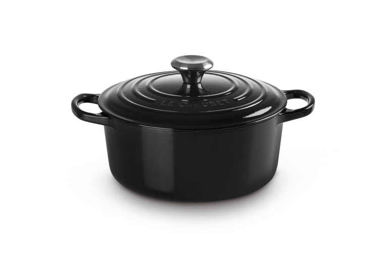 Каструля Le Creuset Signature 4,2 л з кришкою Чорний (21177241402430) - фото 1