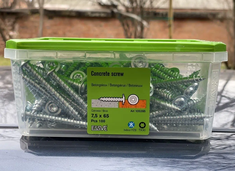 Турбогвинт ESSVE з прессшайбой з оцинкованим покриттям 7,5 см (TX30) - фото 5