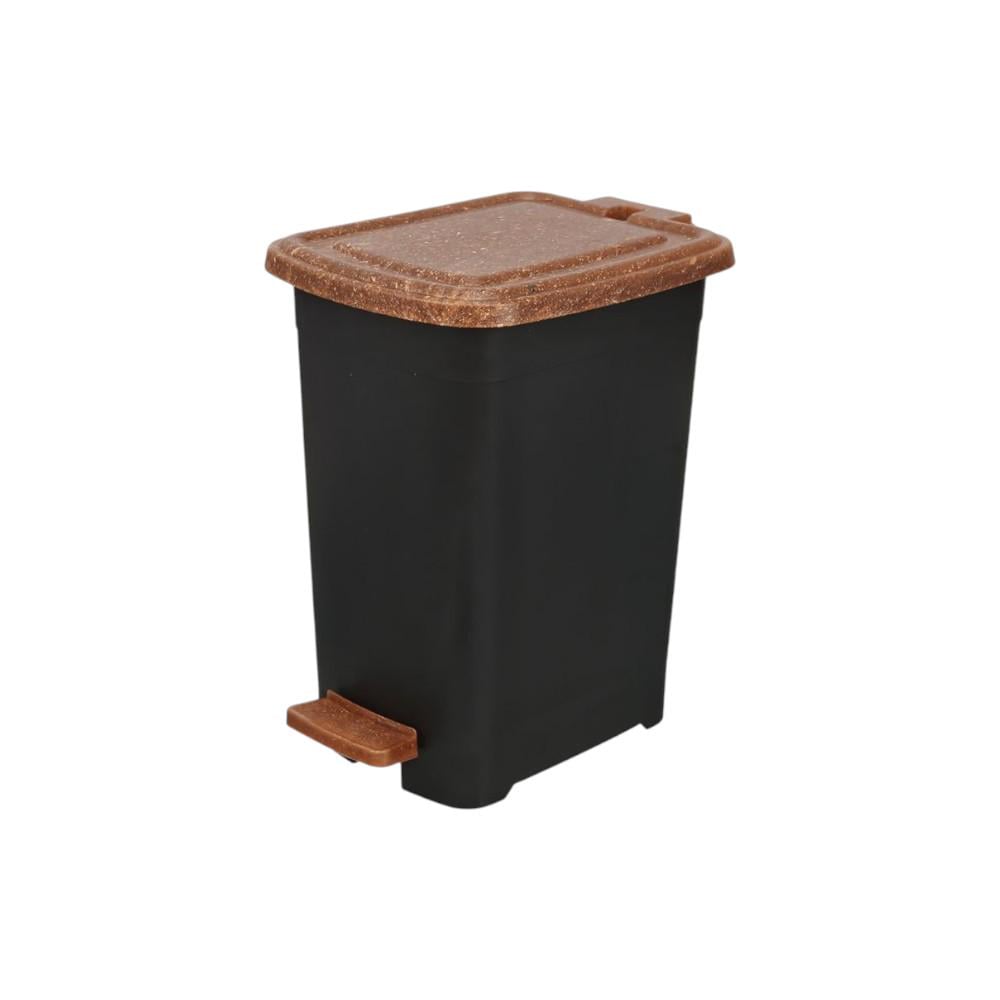 Контейнер для сміття Elif Plastik Wood з педаллю 8 л (UW344)