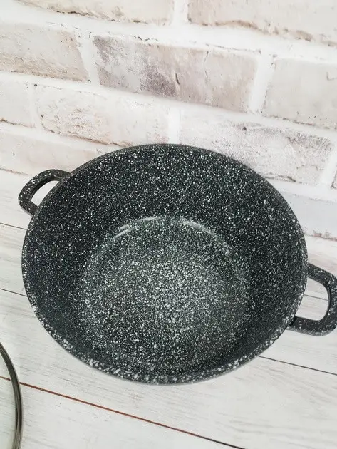 Кастрюля Styleberg ST‑3022 22 см 3,2 л с гранитным антипригарным покрытием и стеклянной крышкой (ML-05260) - фото 3 Кастрюля Styleberg ST‑3022 22 см 3,2 л с гранитным антипригарным покрытием и стеклянной крышкой (ML-05260) - фото 3