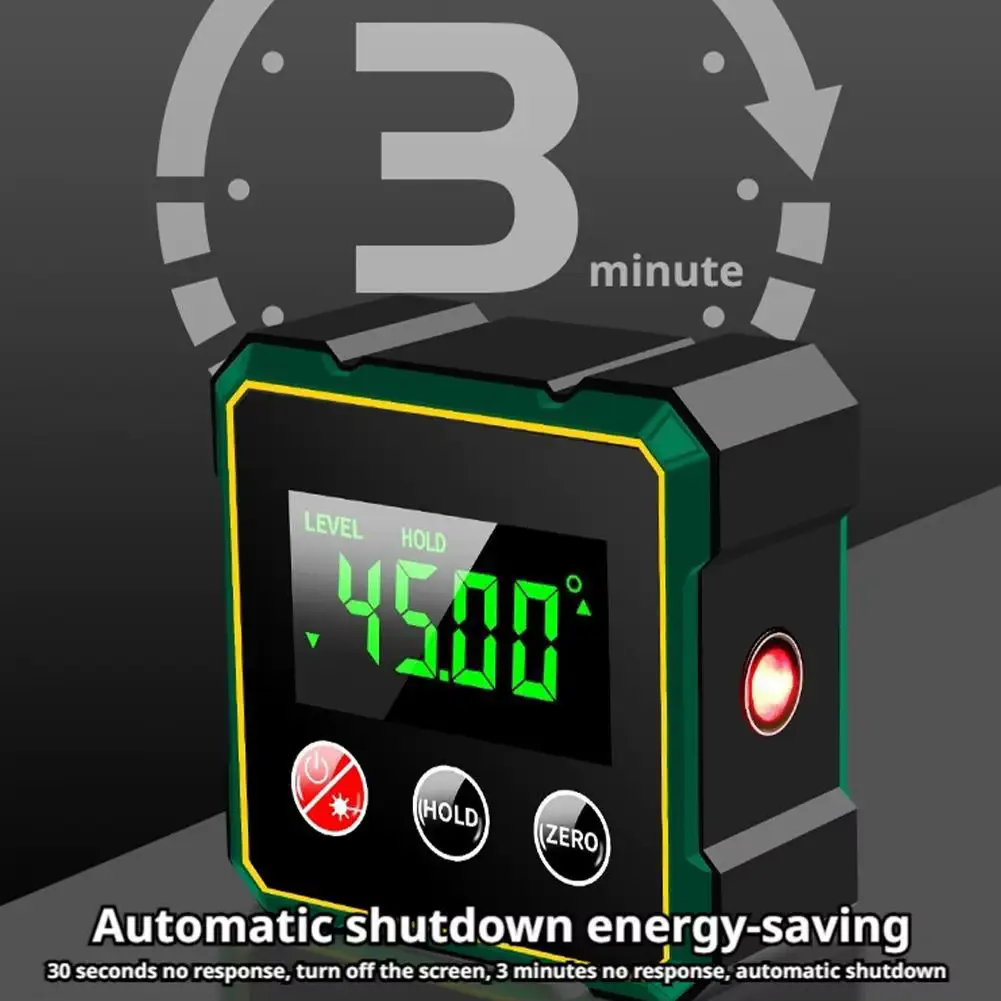 Угломер цифровой Digital Protractor JC 100 со встроенным аккумулятором инклинометр с лазерами и магнитом (28282278) - фото 6 Угломер цифровой Digital Protractor JC 100 со встроенным аккумулятором инклинометр с лазерами и магнитом (28282278) - фото 6