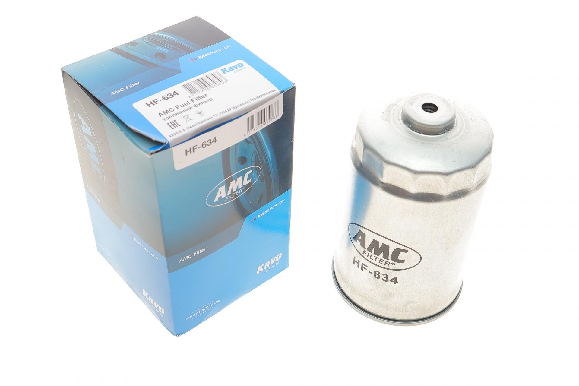 Фильтр топливный KAVO PARTS для Hyundai Accent 1,5CRDI/Santa Fe 2,0/2,2CRDI 02-15 (HF-634)