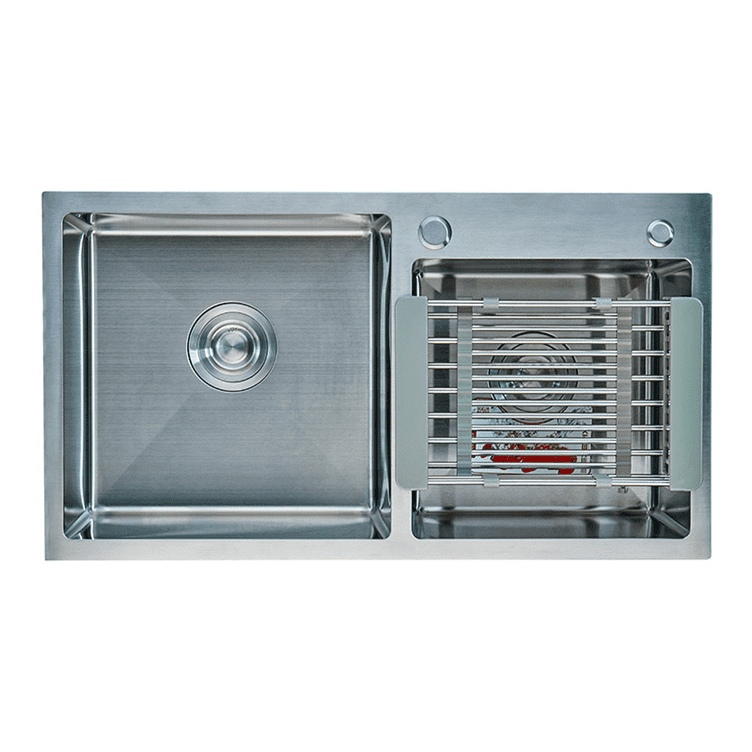 Мойка Zerix ZH7843DS-215 3,0/1,0 Satin с диспенсером и сушилкой для посуды ZM5570 (2384874962)