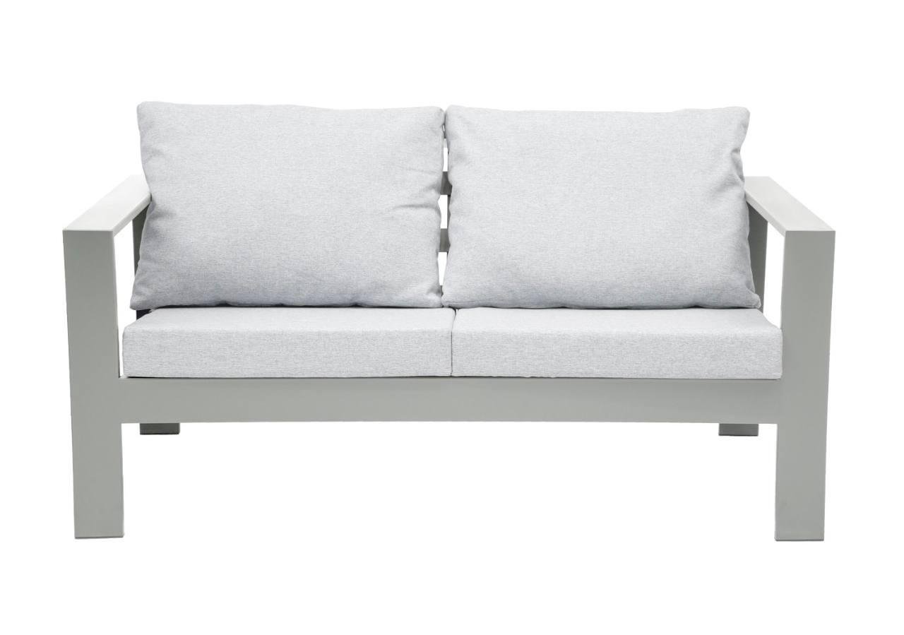 Диван металевий Damians Laguna 160x79,8x82,3 см Світло-сірий (16910020.D9006)