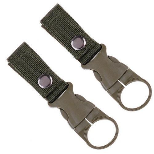 Пряжка-карабин для бутылки Storm MOLLE 2 шт. Зеленый (8186908)