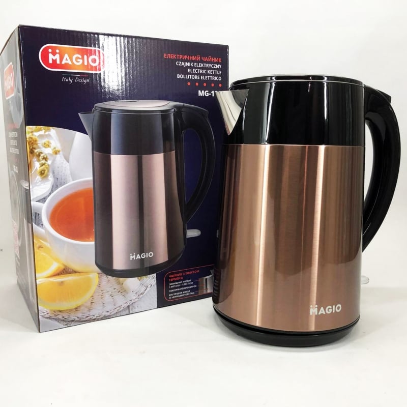 Електрочайник Magio MG-128 1,8 л 1850W (26202696) - фото 8 Електрочайник Magio MG-128 1,8 л 1850W (26202696) - фото 8