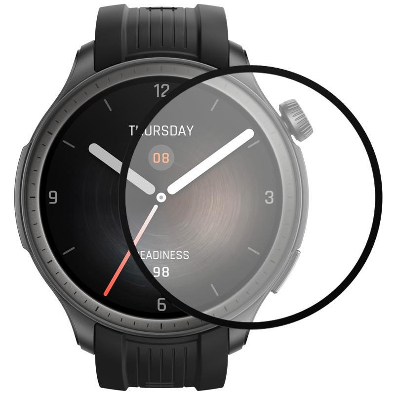 Полімерна плівка 3D full glue для Xiaomi Amazfit Balance Чорний (00000068600_1)