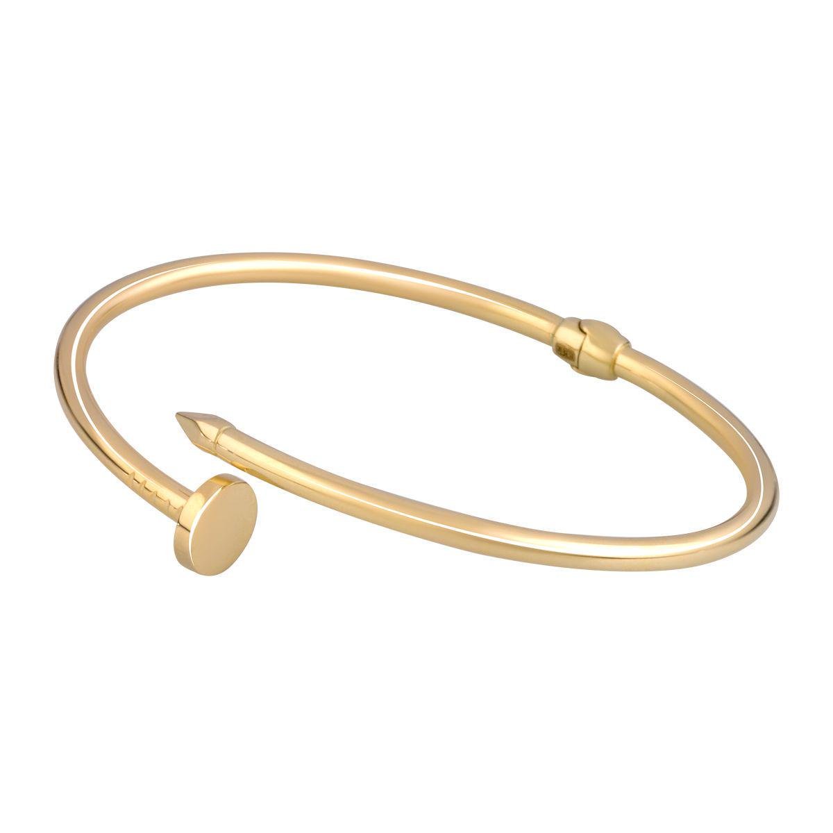 Браслет золотой без камней р. 18 (10171003)