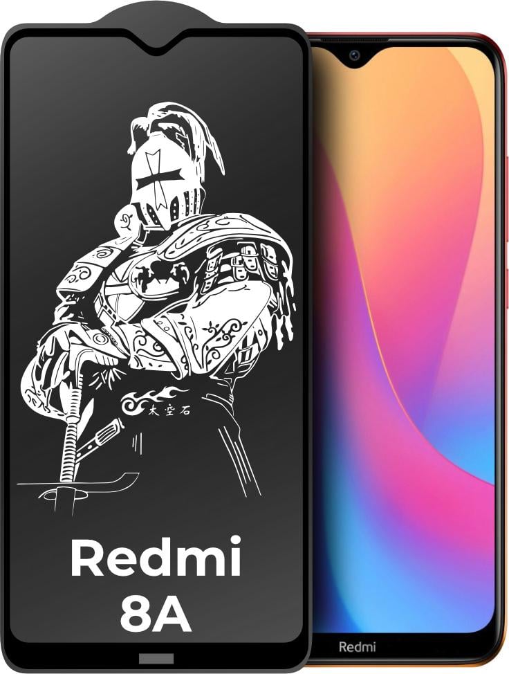 Стекло защитное King Fire Xiaomi Redmi 8A Full Glue Black (32547)