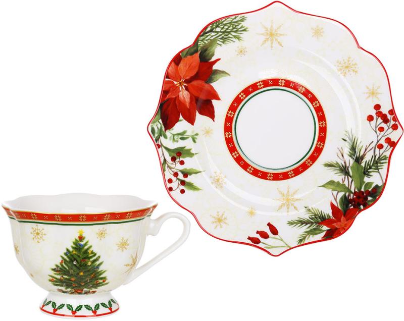 Чайный набор Christmas Story 2 чашки с 2 блюдцами 170 мл