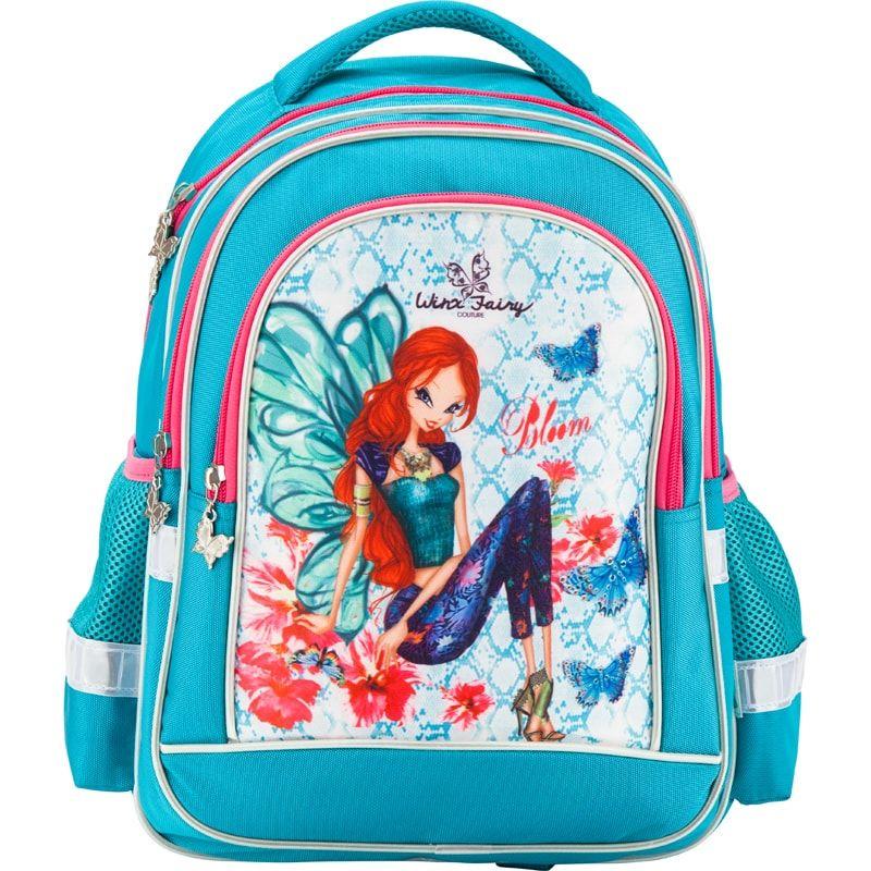 Рюкзак шкільний KITE 509 Winx fairy couture 12 л ортопедичний Бірюзовий (W17-509S)