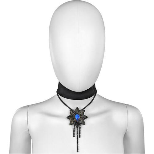 Чокер Hildegard Seta Decor 23-620BLK-GL-BL