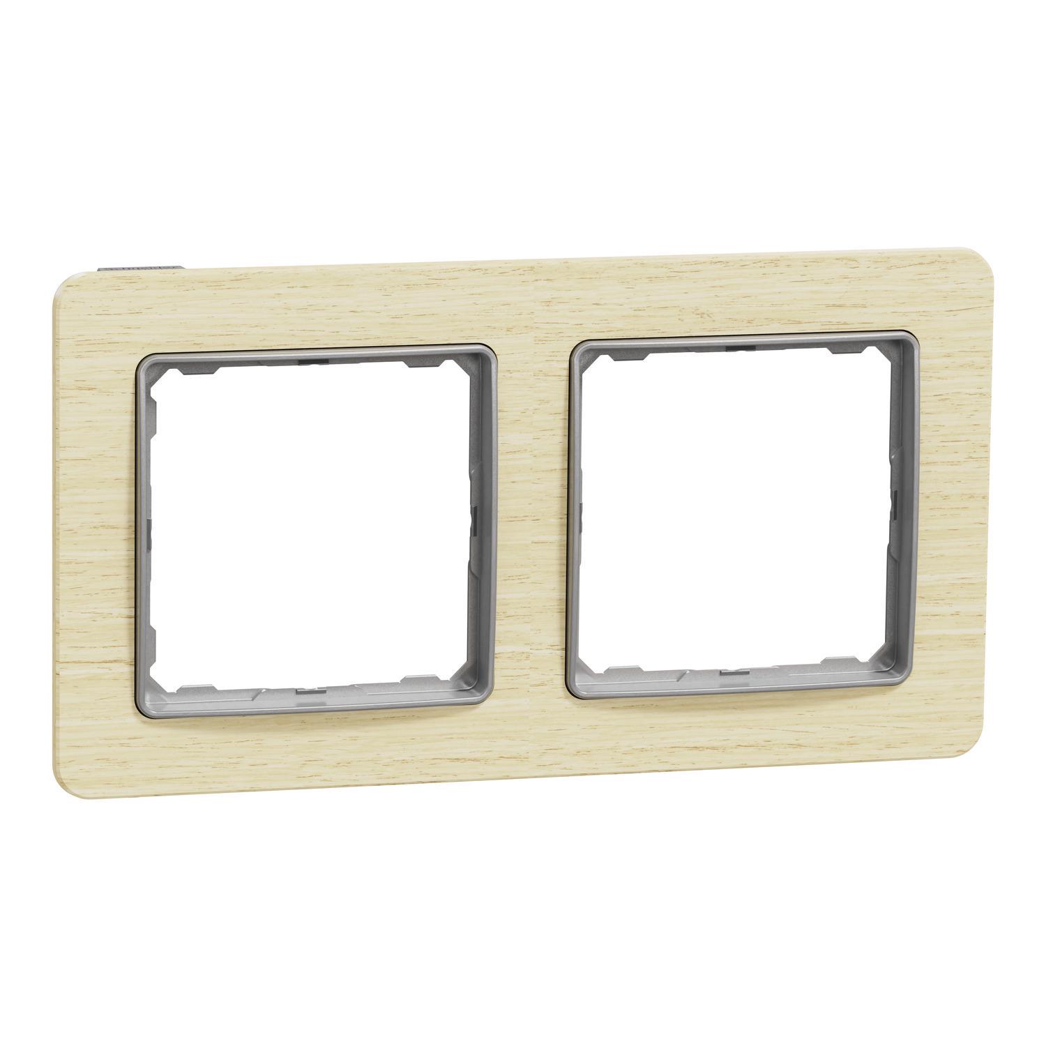 Рамка двухместная Sedna Elements Береза (SDD380802)