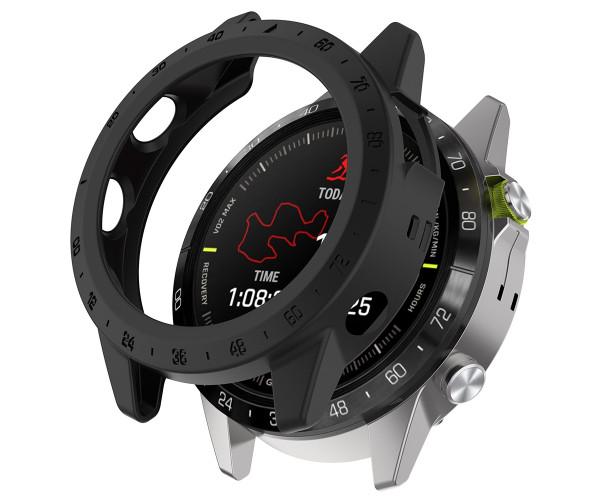 Чехол силиконовый без стекла Protective Cover для Garmin MARQ Gen 2 Черный