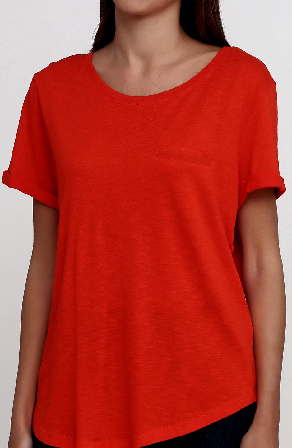 Футболка H&M XS Бордовый меланж (1899554)