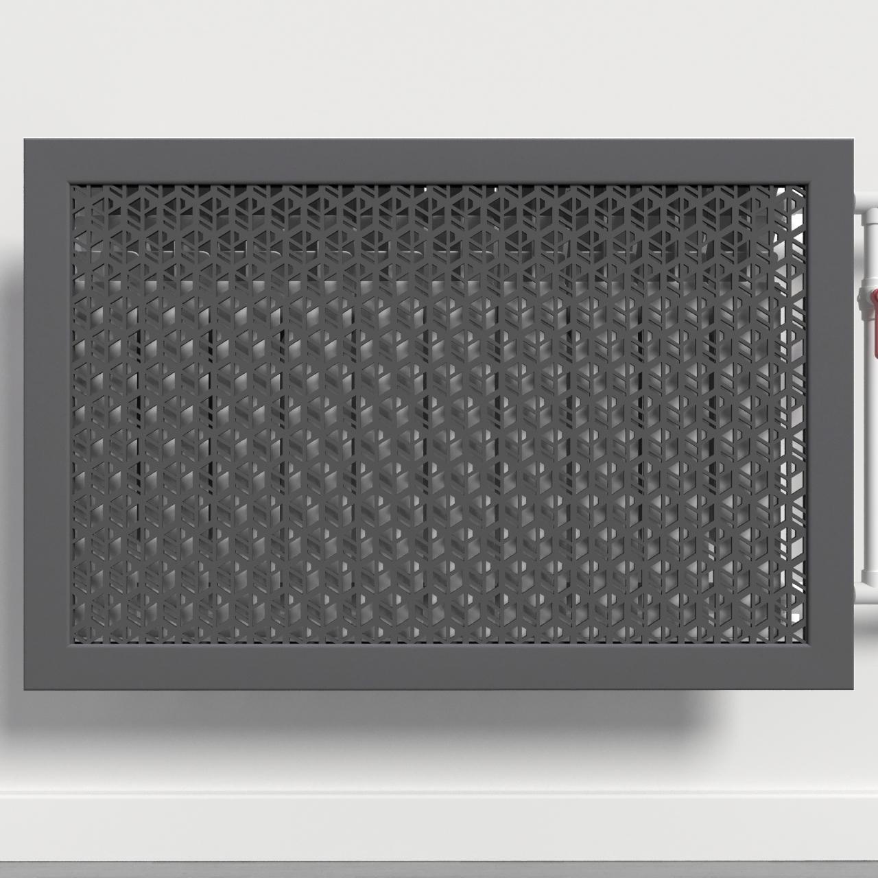 Решетка-экран на батарею SMARTWOOD 300 мм Графит (R20561106)