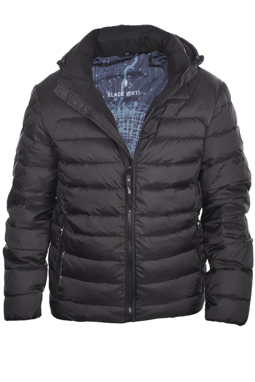 Куртка мужская еврозима Black Vinyl 24-C24-2525CQ M Черный (24-C24-2525CQ_43_48)