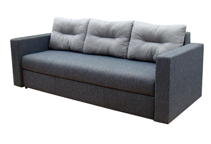 Диван прямой раскладной с коробом для вещей Vika Сити еврокнижка Спальное место 140х190 (57134)