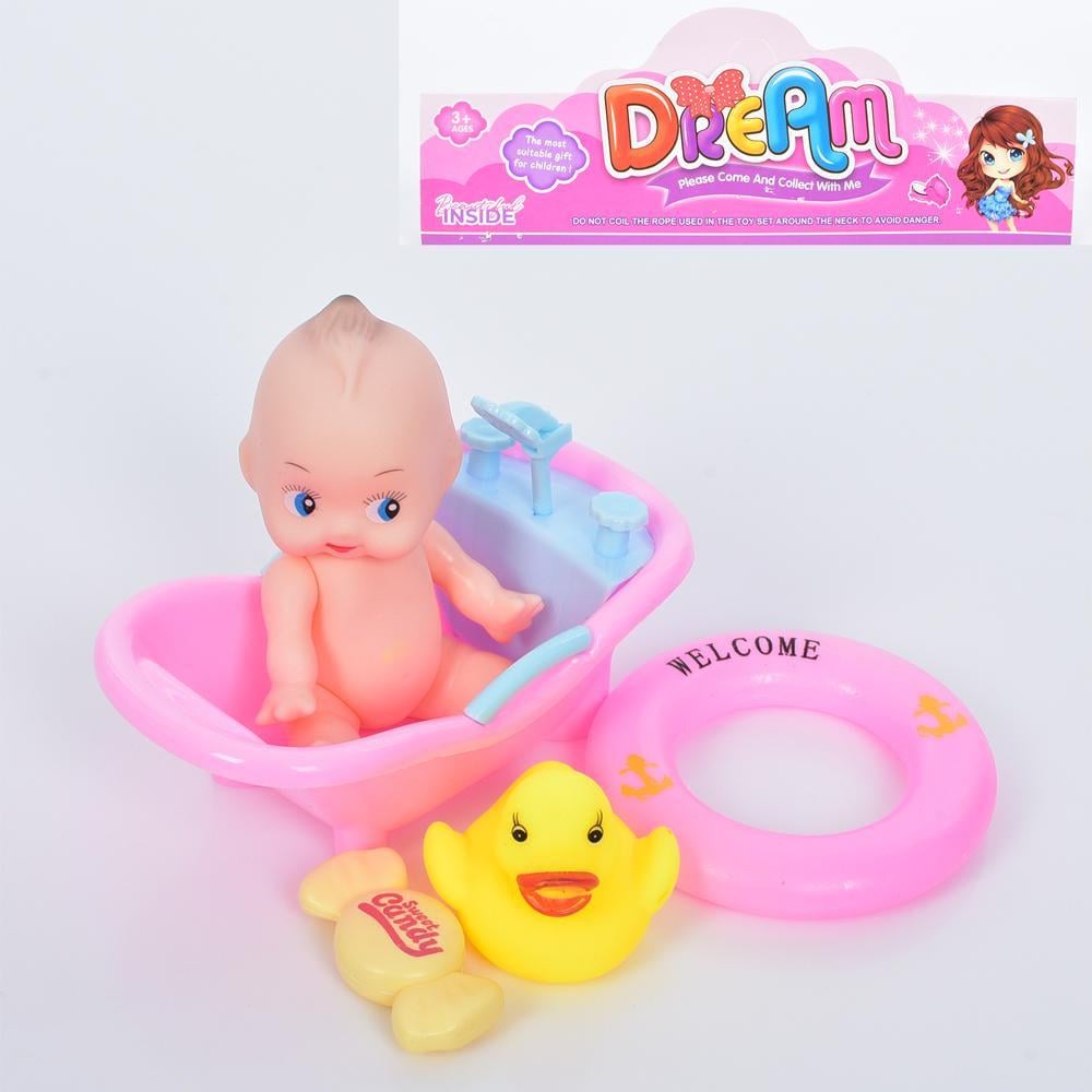 Пупс 12 см ваночка/качечка/коло/цукерка в п/е 20-20-9 см (MTT-187137) Пупс 12 см ваночка/качечка/коло/цукерка в п/е 20-20-9 см (MTT-187137)